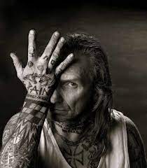 Indian Larry The Big Chief Of Tattooed Bikers Indian Larry Motorcycles Larry Indian Motorcycle