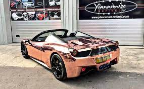 First invented in 1894 by alfred vacheron, car and truck steering wheels come in many different configurations. Rose Gold Ferrari 458 Spider Sports Modified Cars Facebook