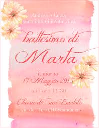 Una Vita Piena Di Cose Belle Grafica Invito Battesimo Battesimo Cose Belle Inviti