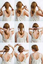 Chongo Trenza Frisuren Frisur Hochgesteckt Geflochtene Frisuren
