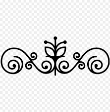 Search and download 60000+ free hd border png images with transparent background online from lovepik. Floral Curves And Swirls Design Vector Curve Black And White Desi Png Image With Transparent Background Toppng