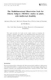 Listen to arthur moses | soundcloud is an audio platform that lets you listen to what you love and share the sounds stream tracks and playlists from arthur moses on your desktop or mobile device. Pdf The Multidimensional Observation Scale For Elderly Subjects Moses Studies In Adults With Intellectual Disability