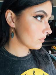 Dainty Coffin Earrings, Chic Aesthetic Earrings, Cute Spooky Fall Earrings,  Goth Stud Earrings