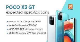 The upcoming poco smartphone will be. Poco X3 Gt India Launch Seems Imminent Could Be A Rebranded Redmi Note 10 Pro 5g China Variant 91mobiles Com