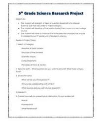 5th Grade Science Research Project 5th Grade Science School Science Projects Homeschool Science