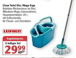 Entspricht die globus fliesen dem level and qualität, die ich als käufer für diesen preis erwarten kann? Leifheit Clean Twist Disc Mopp Ergo Angebot Bei Globus