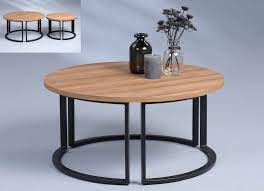 Couchtisch klein schwarz finebuy satztisch vivi schwarz gold beistelltisch metall, modern kleiner wohnzimmertisch caseconrad com, nordal flower couchtisch klein schwarz gold, couchtisch. M2 Couchtisch Chicago 2 In Eiche Schwarz D Ca 80 Cm