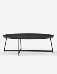 Gweneth Oval Coffee Table Black Ash In 2020 Coffee Table Oval Coffee Tables Round Black Coffee Table