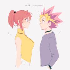 Поцелуй харуки и усаги (момент из аниме bishoujo senshi sailor moon crystal season iii). Yugi Tea Anzu Height Difference Has Decreased Yu Gi Oh Dark Side Of Dimensions Yugioh Yami Yugioh Anime