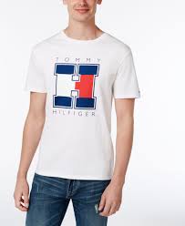 Business, casual, party, elegant, festlich, sportlich, trendy Tommy Hilfiger Men S H Logo Print T Shirt Tommy Hilfiger Man Print T Shirt Tommy Hilfiger