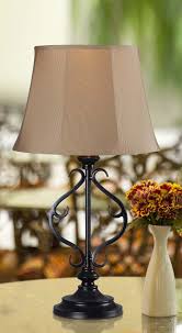 Clairmont Outdoor Solar Table Lamp Weather Tough With A Delicate Demeanor Clairmont Has Decorative Rolled Iron Profil Table Lamp Lamp Contemporary Table Lamps