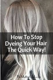 How To Stop Dyeing Your Hair The Quick Way The Mutton Club Transition To Gray Hair Dying Gray Hair Grey Hair Dye