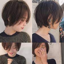 l image contient peut etre 4 personnes short hair styles shot hair styles japanese short hair