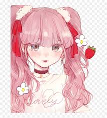 See more ideas about anime, aesthetic anime, anime girl. Freetoedit Animegirl Cherry Anime Girl Cropped Aesthetic Anime Girl Pink Hair Hd Png Download Vhv