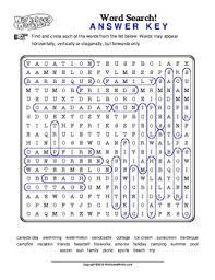 100 summer vacation words word search. Summer Vacation Wordsearch By Amanda Fronchak Teachers Pay Teachers