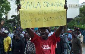 Wafula chebukati, is currently announcing the presidential results. Kenya S Supreme Court Criticises Iebc Electoral Commission Bbc News