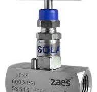 Válvula De Aguja Acero Inoxidable 316L - 1/4" BSP, 6000 PSI, Regulación De  Caudal Alta Presión