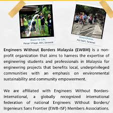 Please browse our directory of nonprofit and charity organizations looking for your donations and support. Engineers Without Borders Malaysia Home Facebook