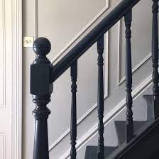 Farrow And Ball Hague Blue And Shaded White On The Walls In 2021 Hallway Designs Hallway Decorating Blue Hallway