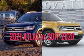 291 hp @ 6,000 rpm: 2021 Volkswagen Atlas Vs 2017 2020 Facelift Changes Differences