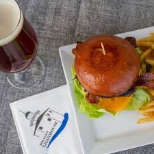 Brad's steak roll up's with heirloom tomato relish top round steak, sliced very thin • ricotta cheese • hard salami, deli sliced • sliced american cheese • bacon • sea salt, black pepper, and garlic powder • heirloom tomatoes, diced • sweet onion, diced Tom Hams Lighthouse Restaurant San Diego Ca Opentable