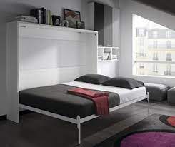 Lit placard 2 places : Armoire Lit Escamotable Fleet Couchage 2 Personnes Lit 140x190cm Furniture Bed Wall Spare Bedroom