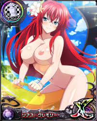 rias gremory, high school dxd, highres, nude filter, third-party edit,  breasts, card (medium), large breasts, nude, red hair - Image View - |  Gelbooru - Free Anime and Hentai Gallery