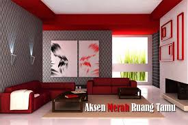 Warna sofa untuk ruang tamu. Sentuhan Aksen Merah Pada Ruang Tamu Lentera Rumah
