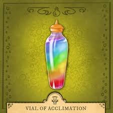 Vial Of Acclimation Potion Primer Card Dungeons And Dragons Homebrew Magic Bottles Potions