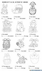 Print the worksheet about easter and complete the exercises to help you practise your english! Easter Worksheets And Online Exercises