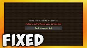 My son has logged in and out of his accounts on his phone. How To Fix Minecraft Failed To Authenticate Your Connection Error Failed To Connect To Server Youtube