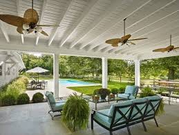Modern Patio Design White Wooden Ceiling Outdoor Fans Ideas Elegant Furniture Contemporary Patio Patio Ceiling Ideas Outdoor Patio Decor