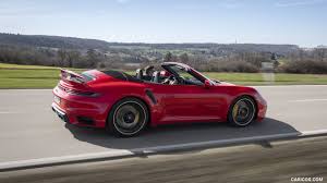 2021 Porsche 911 Turbo S Cabrio Color Guards Red Rear Three Quarter Hd Wallpaper 43