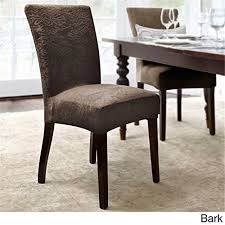 Subrtex 2 pcs stretch dining chair slipcover textured grain cover. Urbanlife Sure Fit Stretch Pique Shorty Dining Room Chair Slipcover Damsk Buy Online In Botswana At Botswana Desertcart Com Productid 37566914