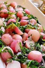 Braised Red Radishes Recipe Recipe Recipes Veggie Recipes Thanksgiving Vegetables