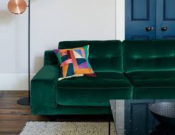Hendricks Emerald Green Velvet 3 Seater Sofa Buy Sofa Best Leather Sofa Sofa