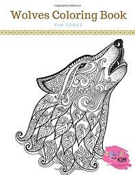 Cute wolf coloring pages for kids. Amazon Com Wolves A Wolves Coloring Book 9781983076299 Jones Kim Books
