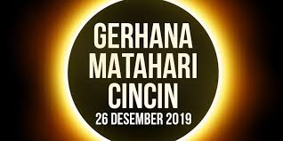 Gerhana matahari cincin 2019 yang kita alami hari ini adalah bagian dari ayat kauniyah tersebut. Meski Berpotensi Hujan Warga Jawa Barat Masih Bisa Lihat Gerhana Matahari Cincin
