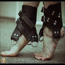 BDSM Leather Cuffs Real Leather Ankle Cuffs Suspension - Etsy