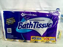 Member's Mark Ultra Premium Soft and Strong Bath Tissue, 2-Ply Large Roll  (235 Sheets, 45 Rolls) Toilet Paper