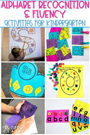 Alphabet Recognition And Fluency Activities For Kindergarten Fluency Activities Alphabet Recognition Alphabet Recognition Activities
