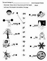 Consonant Blends Worksheets For 3rd Grade Blends Worksheets Consonant Blends Worksheets Consonant Blends