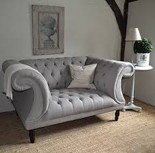 Chesterfield Buttoned Sofa Grey Button Back Sofa Furniture Slate Sofa Sofa Design