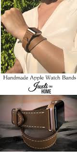 Caramel Brown Double Wrap Apple Watch Leather Band Apple Watch Leather Strap Apple Watch Bands Leather Apple Watch Bands