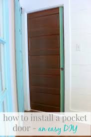 If you're installing a lever, you'll want to make sure the lever is pointing away from the door edge. Installing A Pocket Door A Step By Step Diy Tutorial From Framing To Trim