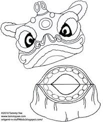 Chinese Lion Paper Bag Puppet Paper Bag Puppets Lion Craft Chinese New Year Crafts