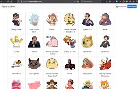Send a sticker in ios imessage or as a text message on android and in your video chats from these signal stickers. Signalsticker Com A Gallery For Signal Sticker Packs Signal