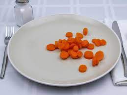 Calories In 1 Cup Slices Of Carrots Frozen Cooked Boiled Drained With Salt