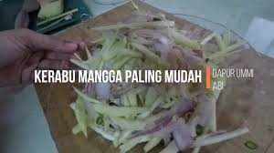 Resepi kerabu / ini menyediakan pelbagai resepi kerabu dengan rasa yang sedap , dengan kaedah memasak yang sangat ringkas dan mudah untuk. Cara Buat Kerabu Mangga Paling Mudah 003 Youtube