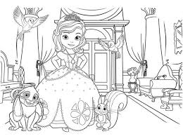 Castle coloring page castle drawing coloring books coloring pictures color castle crafts castle art drawings for kids color worksheets. Sofia The First Princess Sofia Coloring Pages Coloring And Drawing